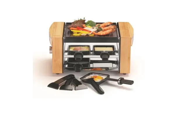 KITCHENCHEF RACLETTE KCWOODLUX4